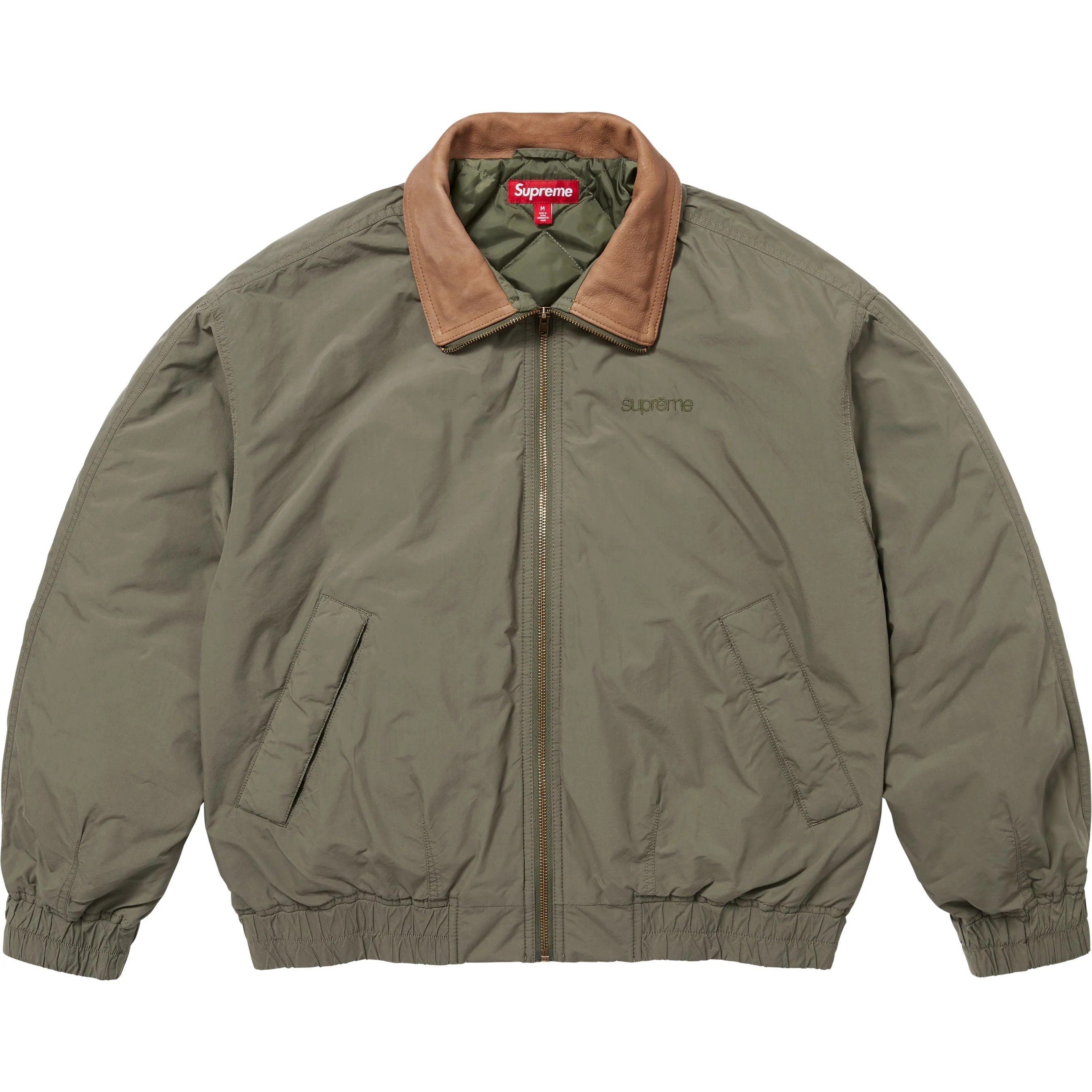 Leather Collar Utility Jacket view 17